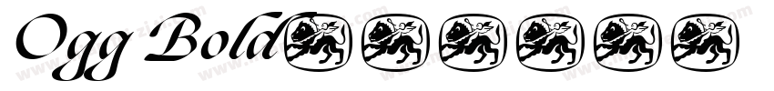 Ogg Bold字体转换
